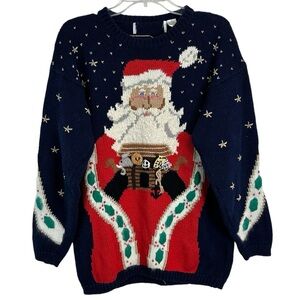Vintage Santa’s Ark Christmas Sweater S